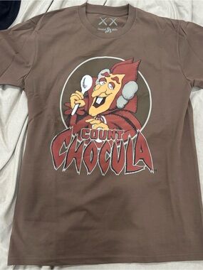 KAWS Count Chocula Brown Graphic Tee - Men